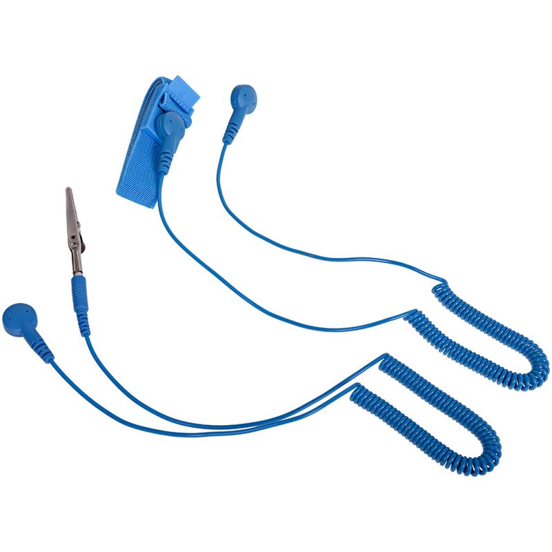 Alphacool Antistatik Handgelenk Manschette blau