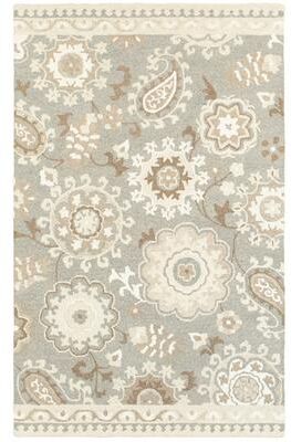 Copper Grove Style Haven Marthrown Grey/ Sand Handcrafted Undyed Wool Area Rug