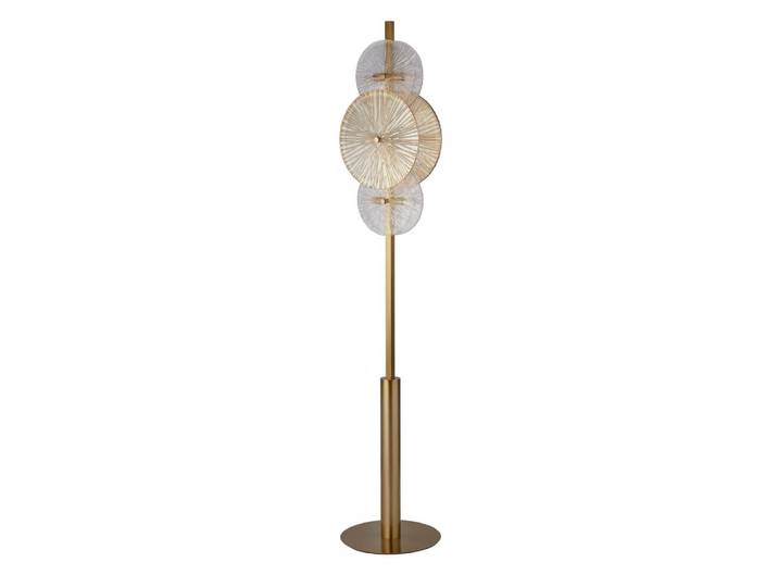 Gouden vloerlamp Wagon Wheel 151cm hoog Searchlight - EU88212-6BZ