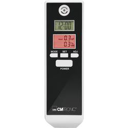 Clatronic AT 3605 Alkoholtester Weiß, Schwarz 0.0 bis 1.9 ‰ inkl. Display, Verschiedene Einheiten anzeigbar, Uhr, Temperaturanzeige, Countdown-Funktion 271704