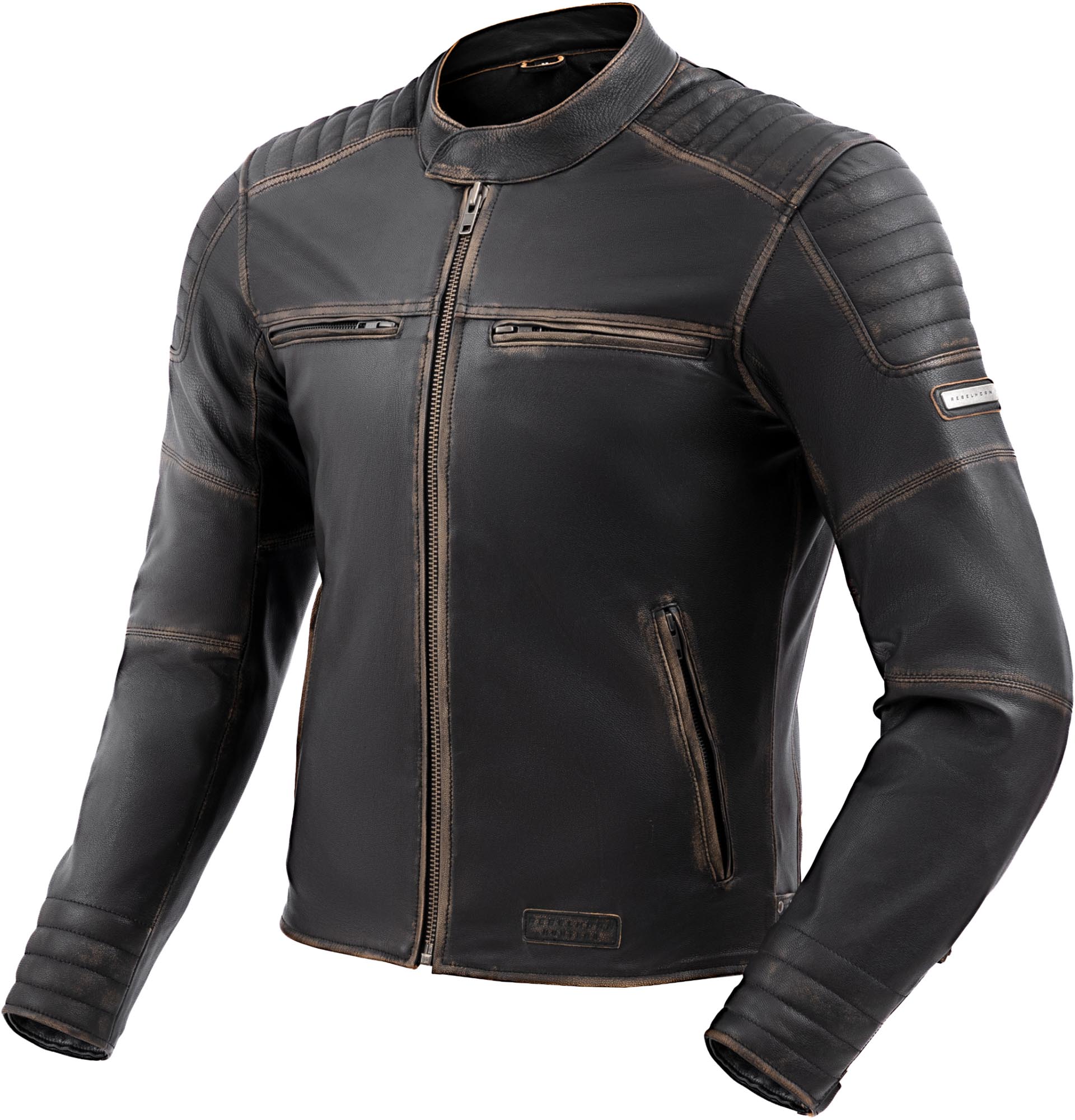 Rebelhorn Hunter 2 Motorrad Lederjacke RH-LJ-HUNTER-II-35-XS
