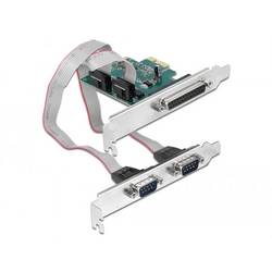 Delock 90413 PCI-Express Karte Parallel (IEEE 1284), RS232 PCIe