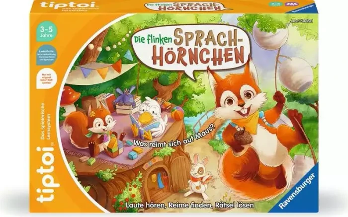Ravensburger tiptoi Die flinken Sprach-Hörnchen