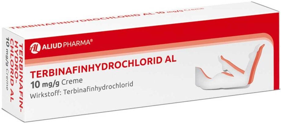 AL Aliud Pharma Terbinafinhydrochlorid AL 10 mg/g Creme bei Fußpilz 30g