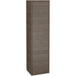 CLEAR Hochschrank Anschlag links Glossy Grey C54900FP