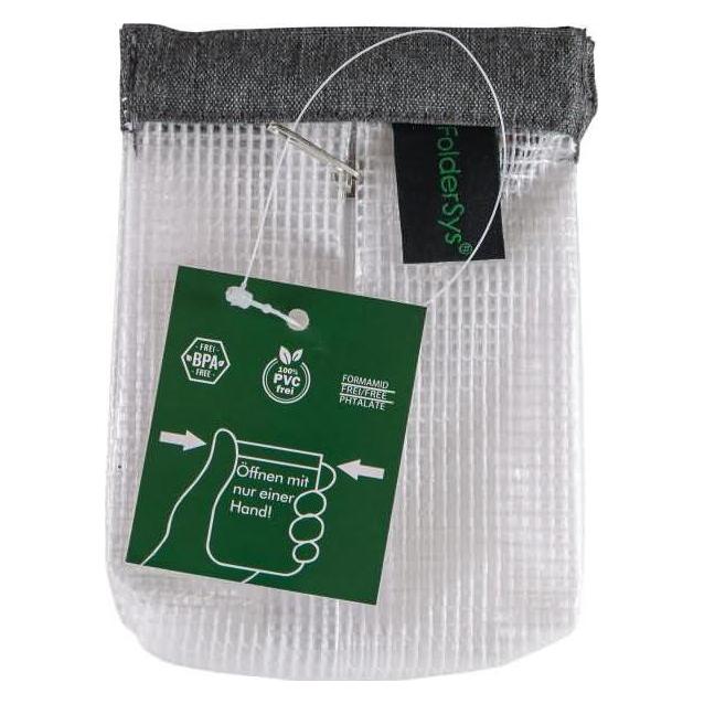 Foldersys SnapBag A7 schwarz/transparent (A7, 1x) (40622-37)