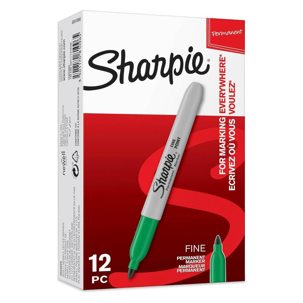 Sharpie Marker Fein Rundspitze (12x) (S0810960)