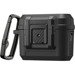 Spigen Lock Fit, Kopfhörertasche + Schutzhülle, Schwarz