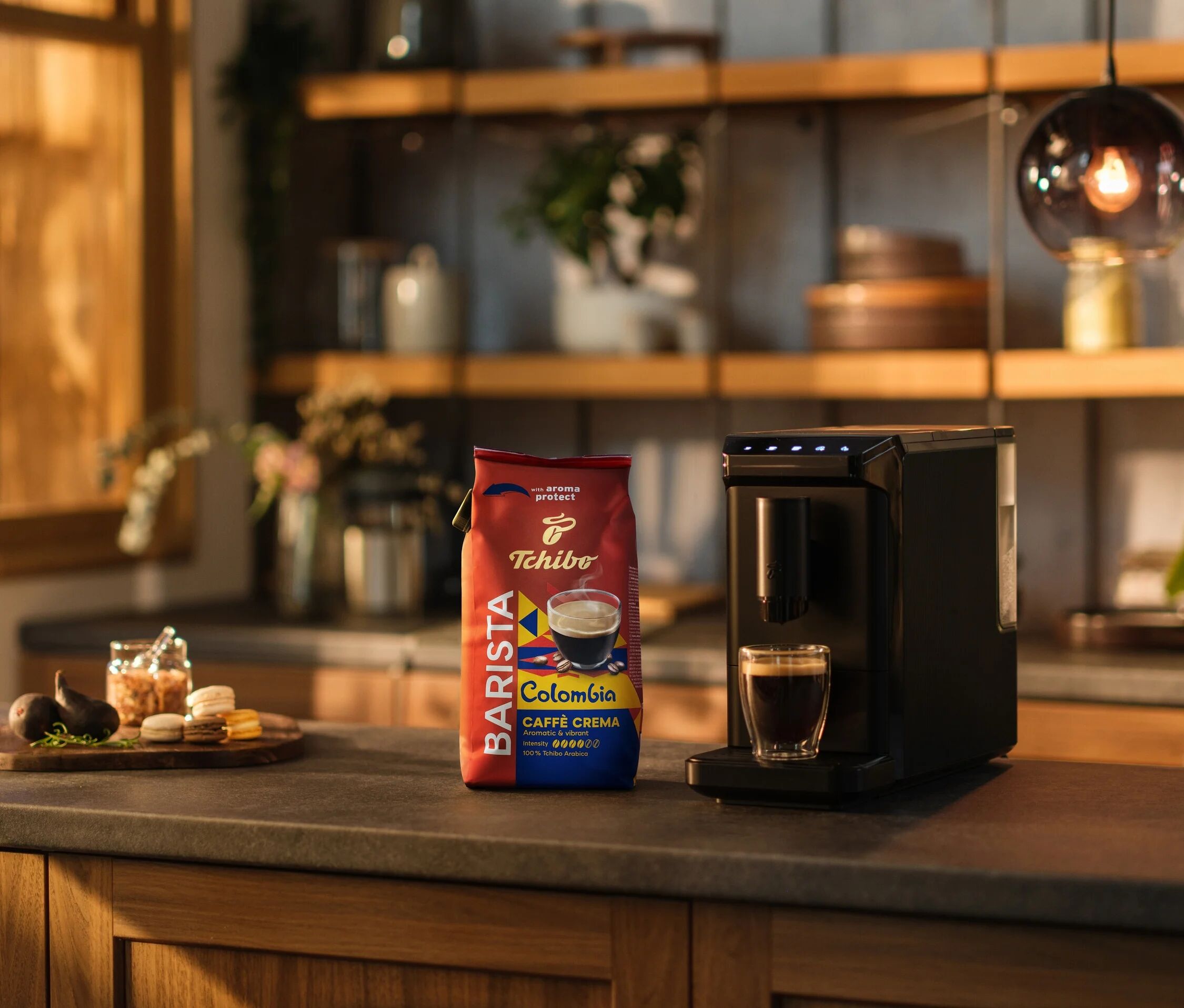 Tchibo - Barista Origins Colombia - 8 x 1 kg Ganze Bohne - Intensität: 4/6