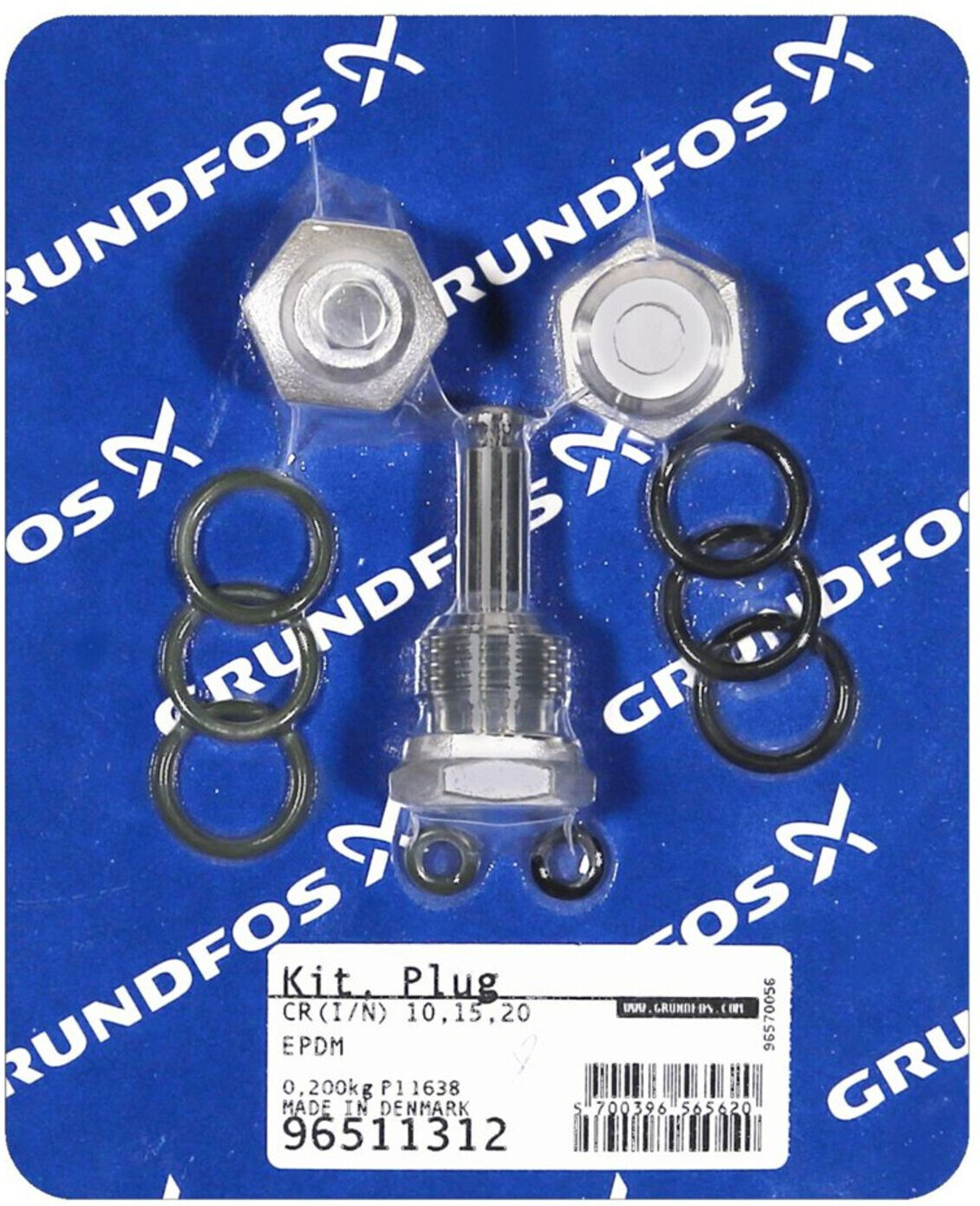 Grundfos Ersatzteil Kit Stopfen für CRN(I)10/15/20 (96511312)
