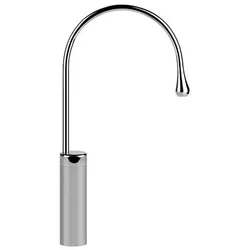 Gessi Goccia Waschtisch-Stand-Auslauf hohe Version, ohne Ablaufgarnitur, Ausladung 244 mm, Auslauf um 360 Grad schwenkbar, 33859031, Farbe: Chrom