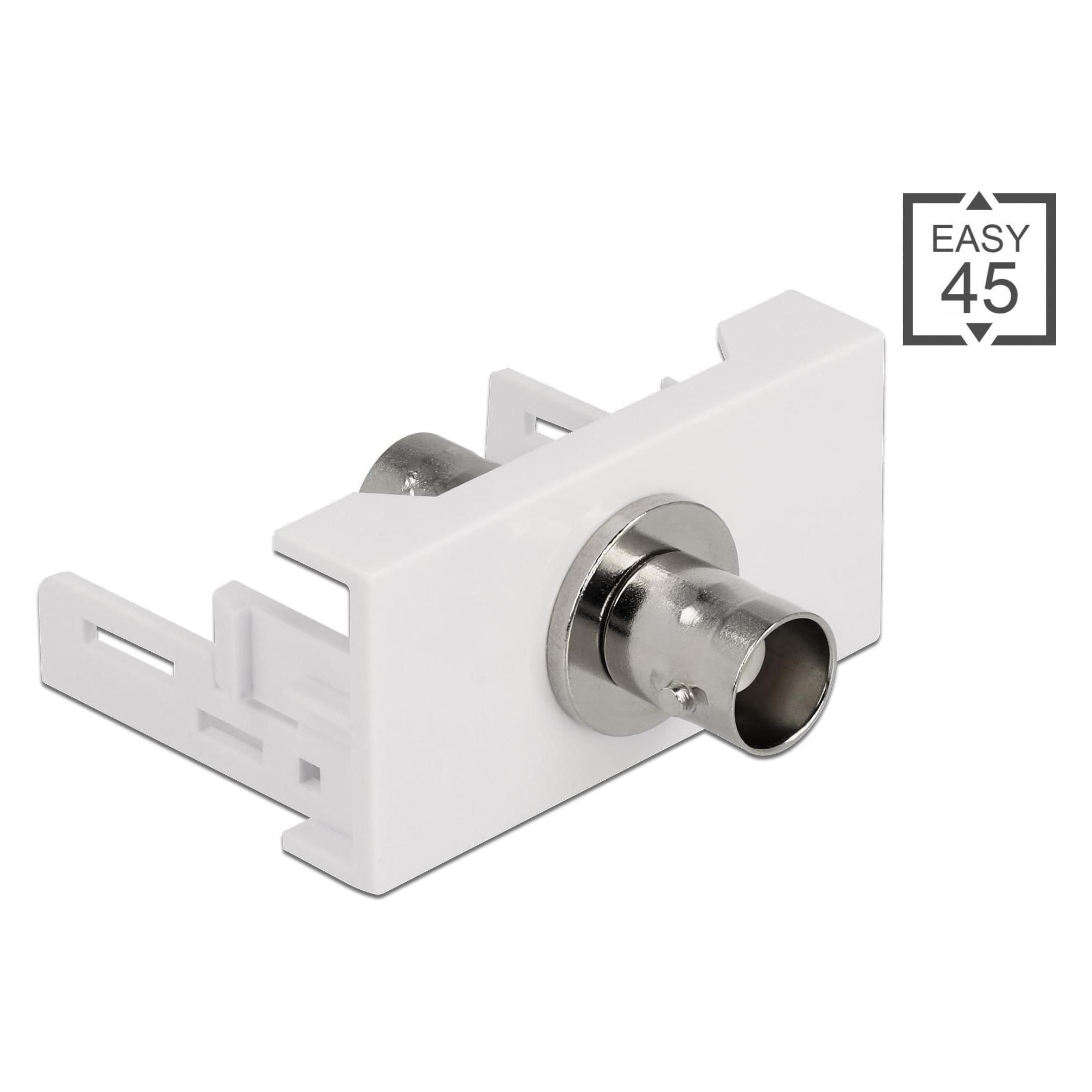 Delock Easy 45 Modul BNC Buchse 22,5 x 45 mm (81336)