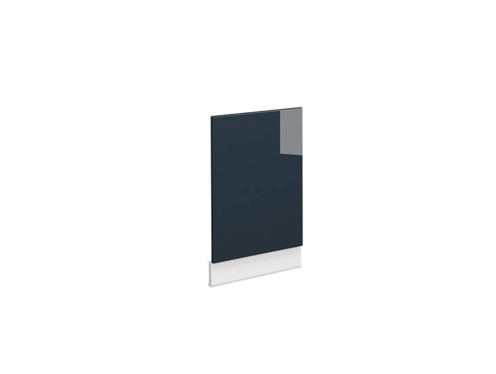 Vicco Frontblende Fame-Line Dunkelblau Hochglanz 45 cm ohne Arbeitsplatte, Dunkelblau, Weiß, Holzwerkstoff, Rechteckig, 45x67.4x1.6 cm, Küchen, Küchenmöbel, Küchenschränke, Küchenunterschrank