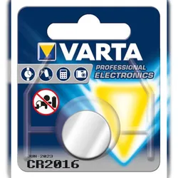 10 x VARTA CR 2016 Lithium-Knopfzelle 3V 10 Stück 1er Blister