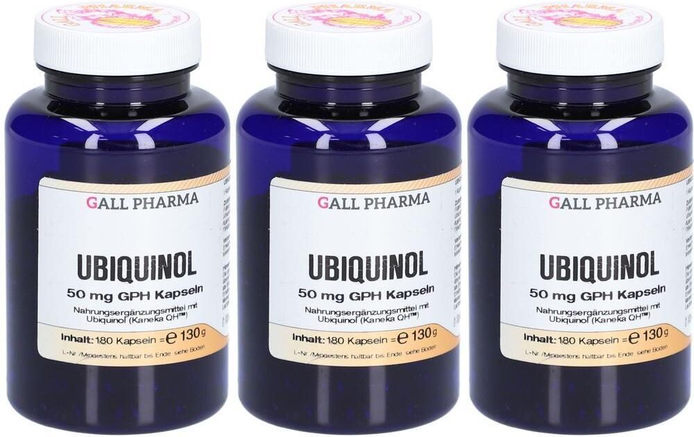 Gall-Pharma Ubiquinol 50 mg GPH Kapseln x3 3x180 St