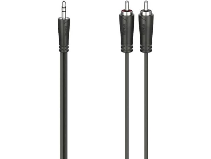 Hama audiokabel - 3.5-mm-jackstekker - 2 cinch-stekker - 5 mtr