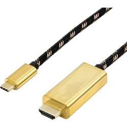 ROLINE GOLD USB Typ C - HDMI Adapterkabel, ST/ST, 2 m 11.04.5847