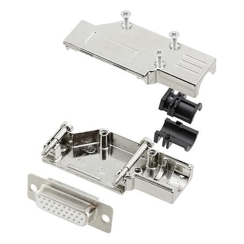 Encitech DCMR15-FK-HDS26-W-K 6355-8066-12 D-SUB Buchsenleisten-Set 90 ° Polzahl (6355-8066-12)