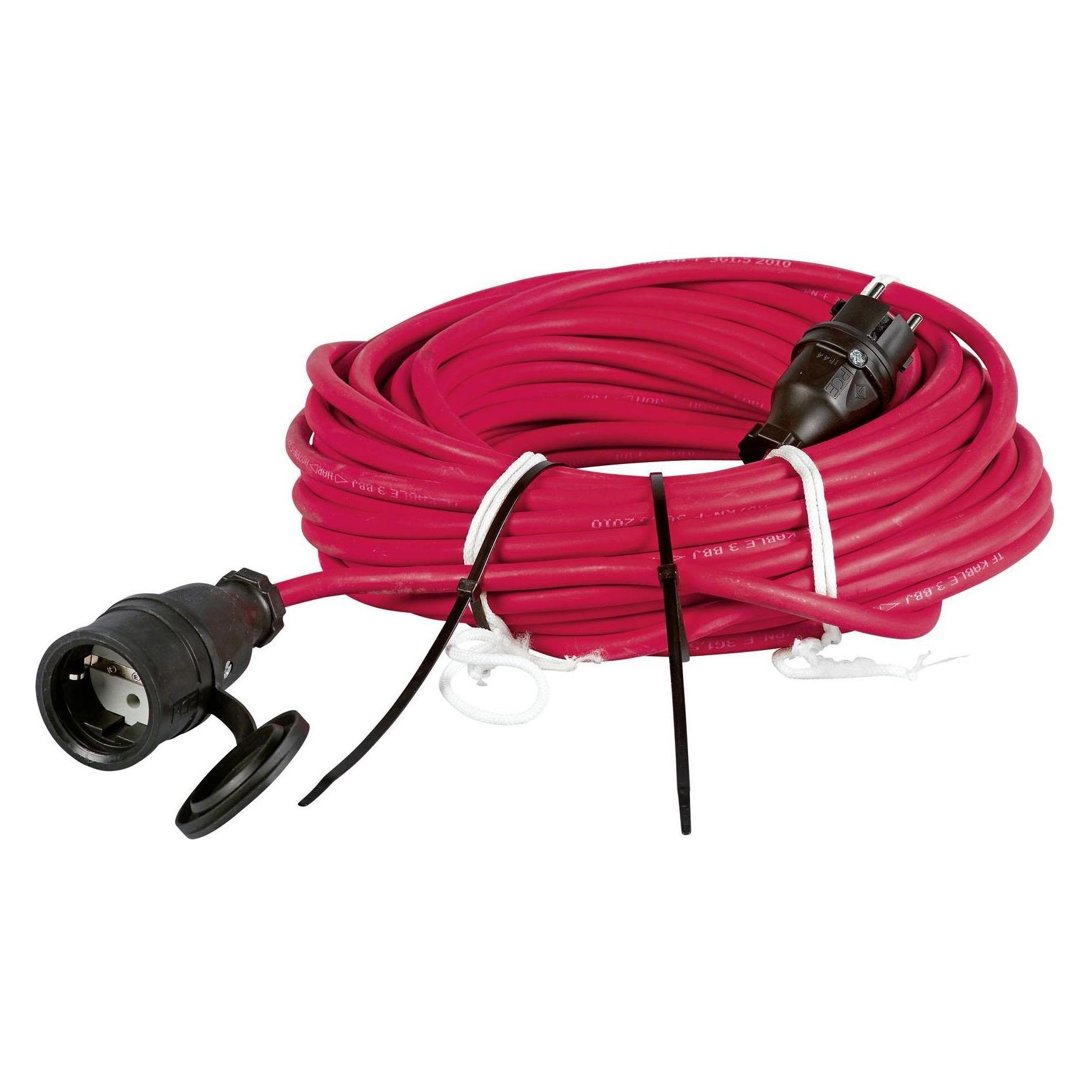 REV Verlängerungskabel Rasenmäher 25m rot (25 m) (0063269)