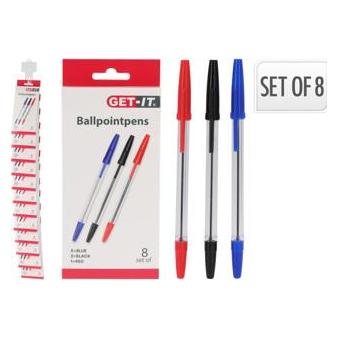 Kugelschreiber-Set Mit 8 Stück (8x) (59326562)