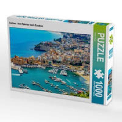 CALVENDO Puzzle Sizilien - Von Palermo nach Syrakus | 1000 Teile Lege-Größe 64x48cm Foto-Puzzle für glückliche Stunden