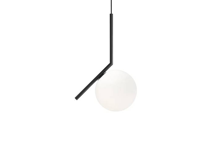 Flos IC lights S1 Pendelleuchte Schwarz-opal