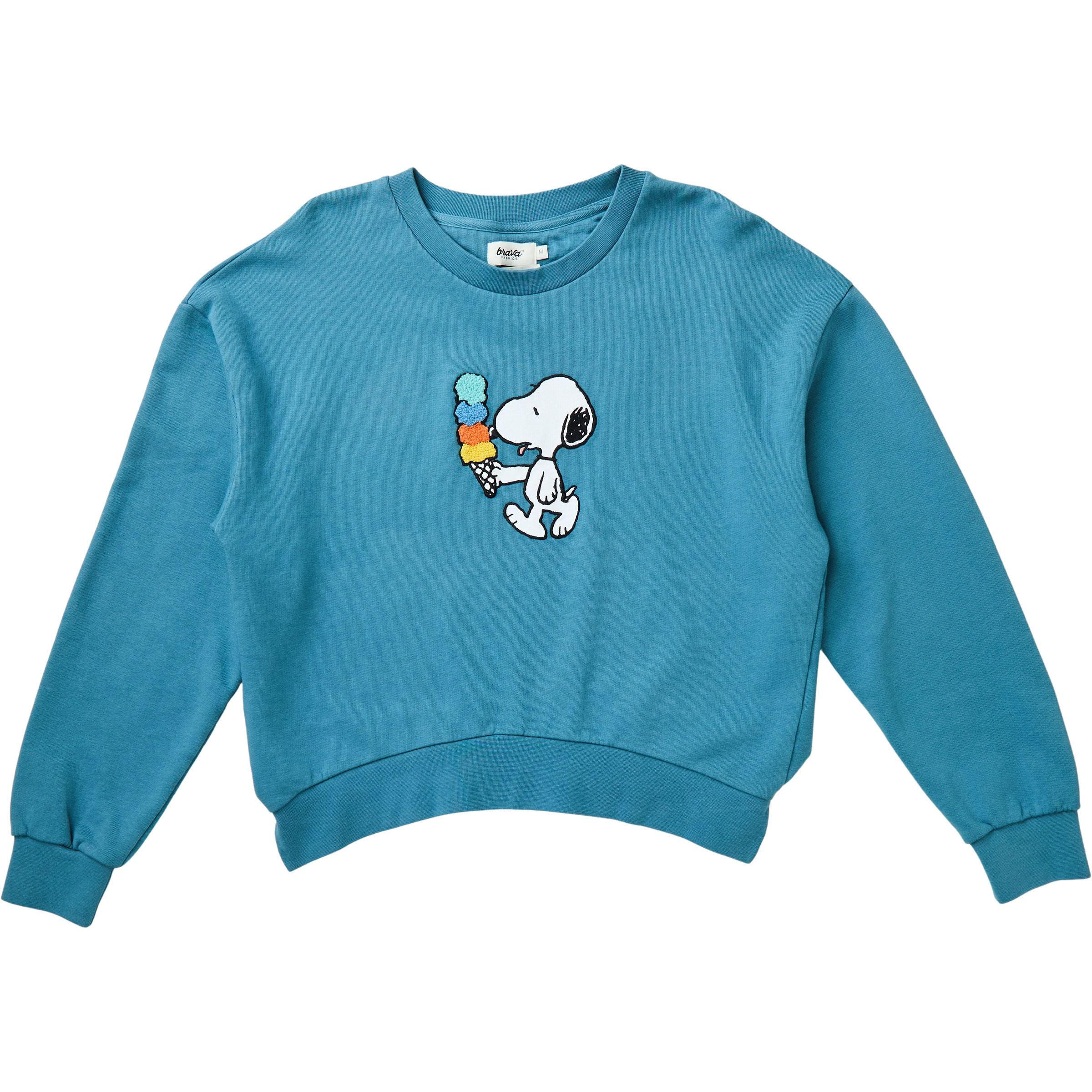 Brava Fabrics Peanuts Icecream Damen Pullover blau Größe XS Lifestyle Widerstandsfähig