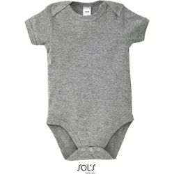 SOLS Kinder Baby Body Baby-Body 00583 melange grey 12-18 months