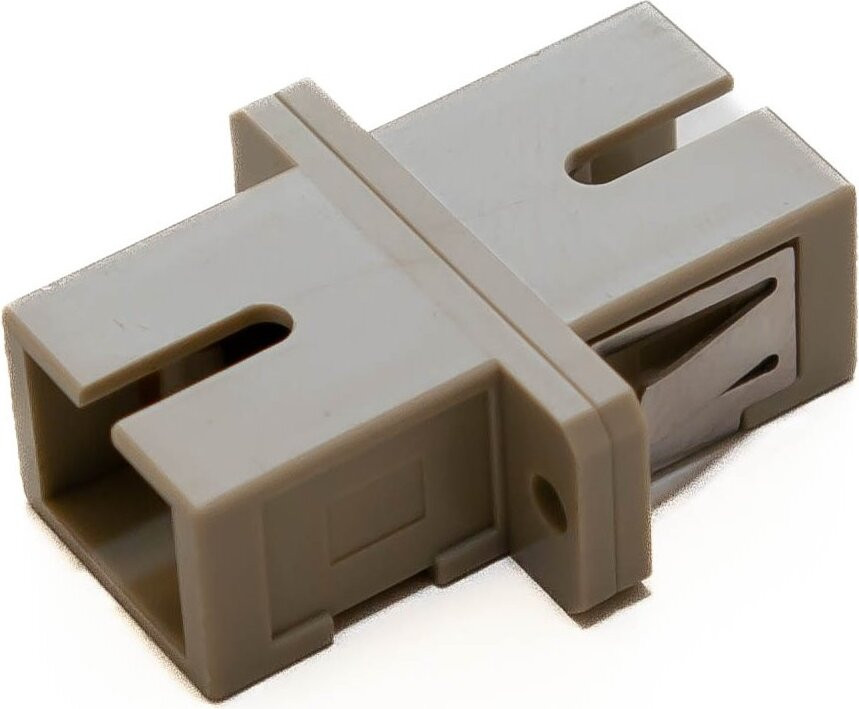 XTENDLAN SC-SC simplex multimode adapter, grijs, voor optische verdeeldozen