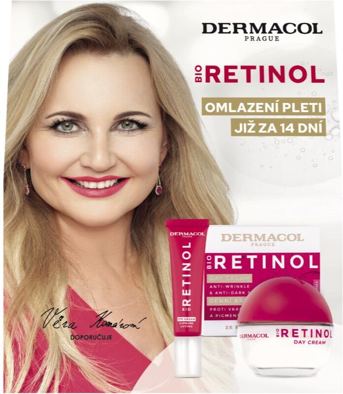 Dermacol Bio Retinol gift set with anti-wrinkle effect
