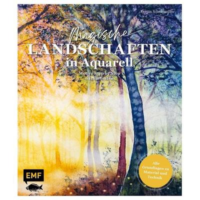 Magische Landschaften in Aquarell, Gebundene Ausgabe von Kerstin Schmolmüller, Edition Michael Fischer / EMF Verlag, 978-3-7459-2410-7