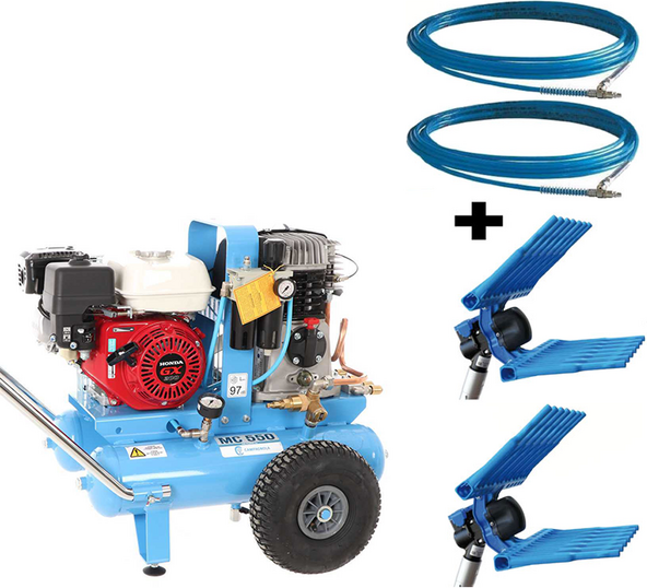 Motocompresseur thermique Campagnola MC 550 (554 L/min) moteur essence Honda GX 200