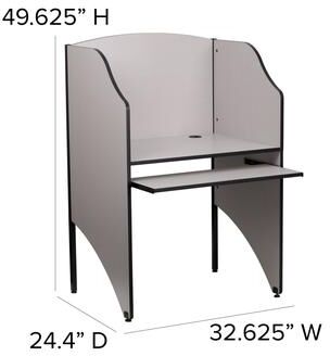Flash Furniture Starter Study Carrel