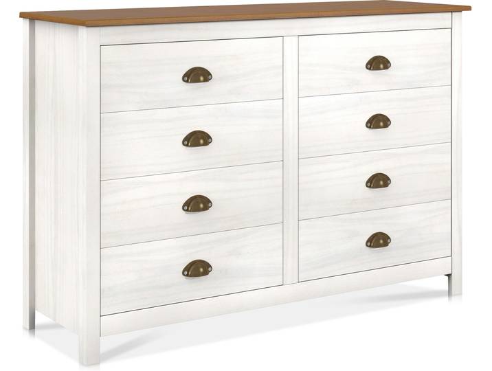 TRICO Kommode mit 8 Schubkästen, Material Massivholz, Kiefer