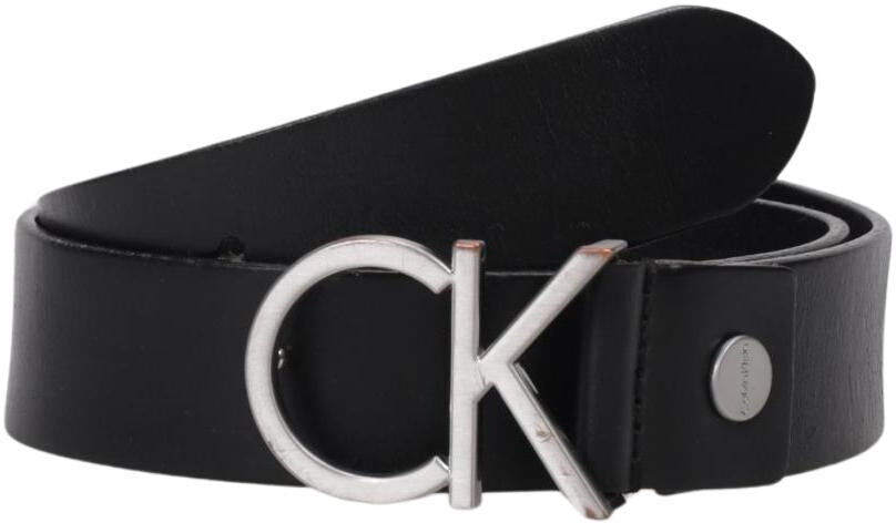 Calvin Klein Damen Gürtel, Schwarz, Gr. 75, Leder - Second Hand