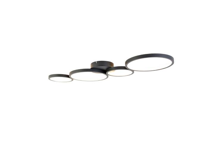 Plafonnier en aluminium noir