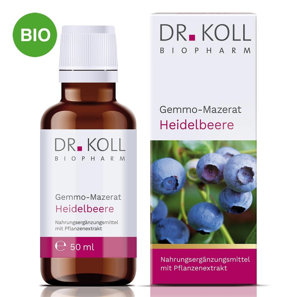 Dr. Koll Biopharm GmbH Dr. Koll Gemmo-Mazerat Heidelbeere Tropfen 20059981
