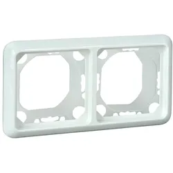 Elso 224244 Rahmen 2-fach FASHION IP44 reinweiß