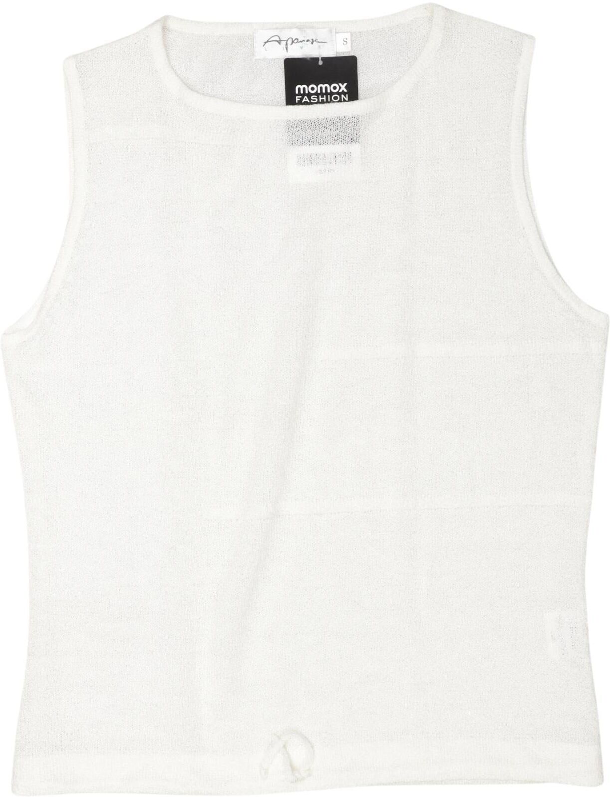 Apanage Damen Top, Weiß, Gr. S, Synthetik - Second Hand
