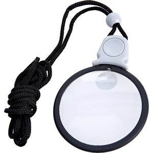 Carson-Optical Lupe LK-10 MagniLook, 3x / 6x Vergrößerung, Umhängelupe, Ø 50mm
