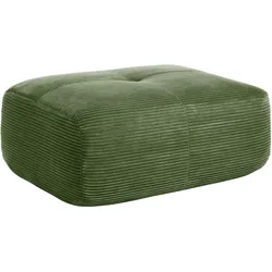 HOCKER OTTOMAN in Premium-Cord Montagefrei & Rutschfest