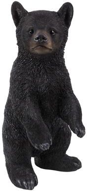 Hi-Line Gift Ltd. Black Bear Cub Standing Statue