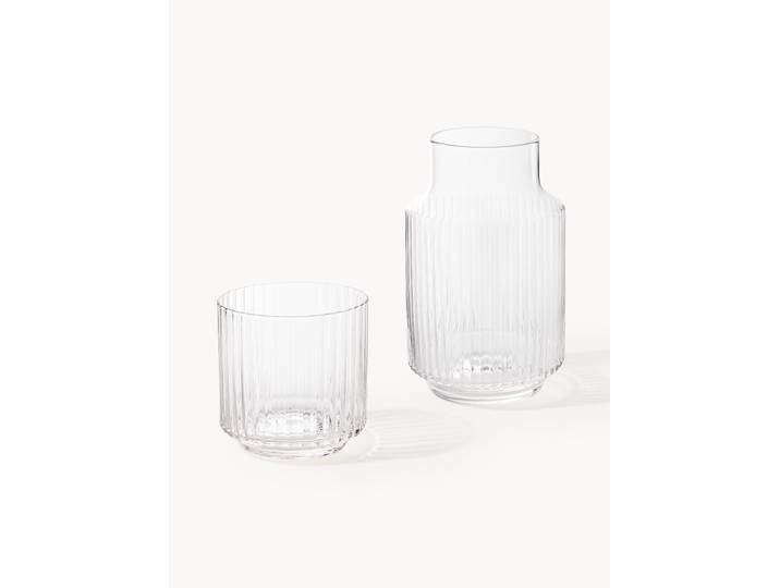 Carafe soufflée bouche avec tumbler Aleo, 2 pièces
