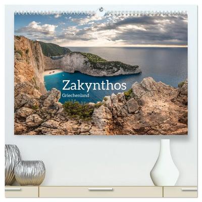 Zakynthos - Griechenland (hochwertiger Premium Wandkalender 2027 DIN A2 quer), Kunstdruck in Hochglanz