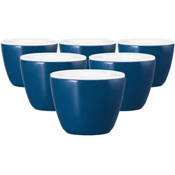 SNACK AND EGG Life Fashion Classic Blue ø 6,8 cm 6er Set