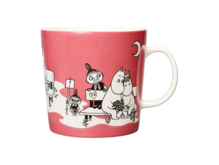 Moomin Arabia Roze Moomin-mok speciaal 40 cl