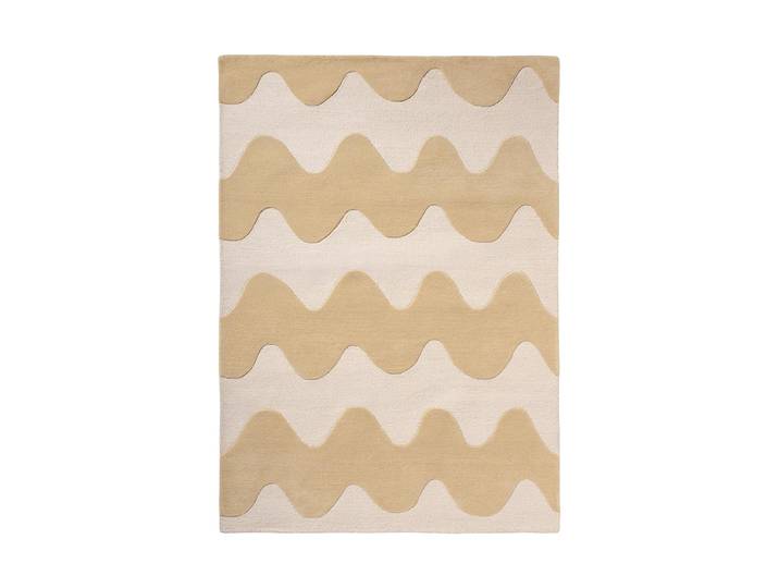 Handgetufteter Designer Teppich „Loki Butter“ aus 100% Wolle, verschiedene Grössen MARIMEKKO