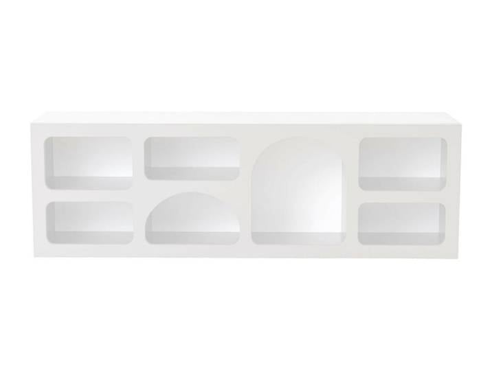Meuble tv panneau de particule blanc