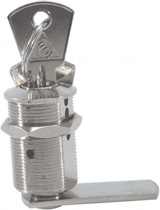 HiNelson Cilindro completo di chiave interamente in ottone cromato M