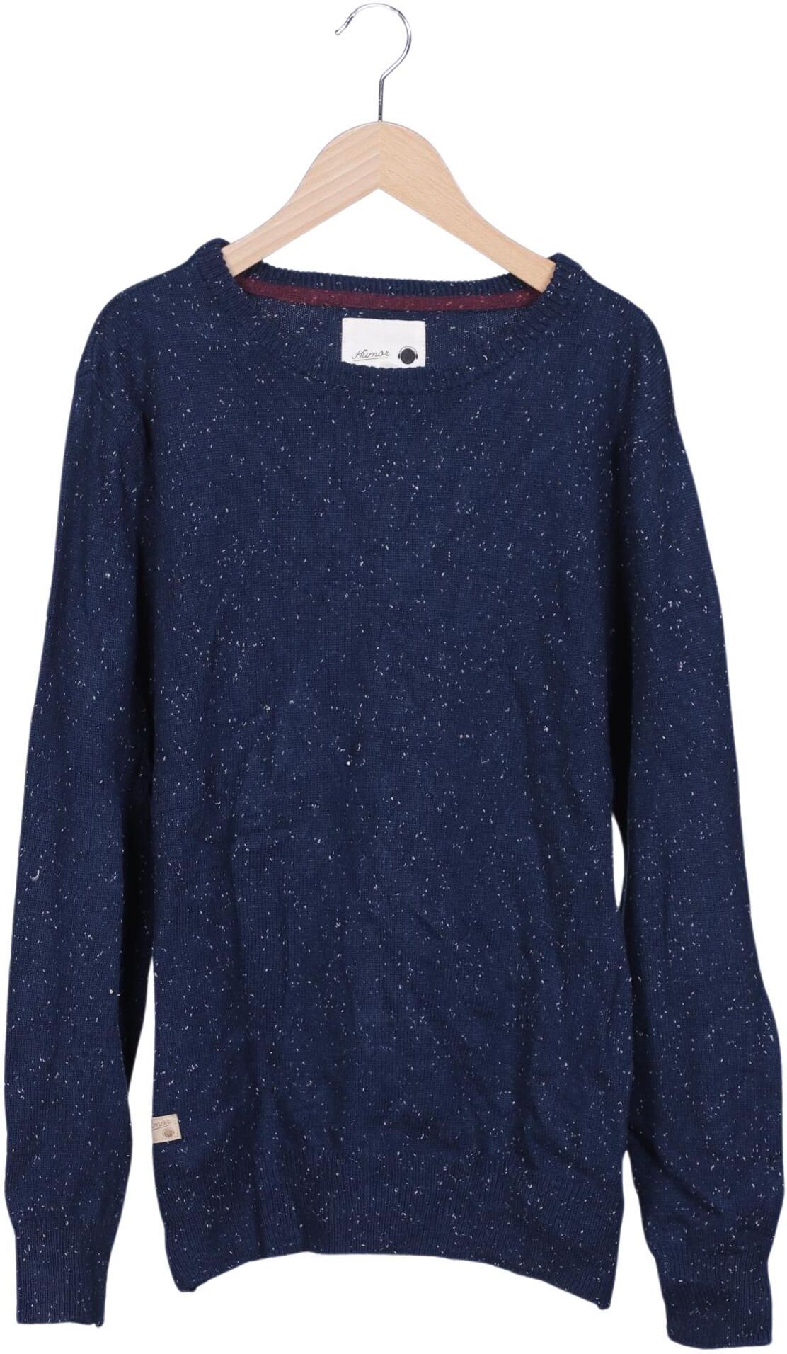 Humör Herren Pullover, Marineblau, Gr. L, Synthetik / Baumwolle - Second Hand